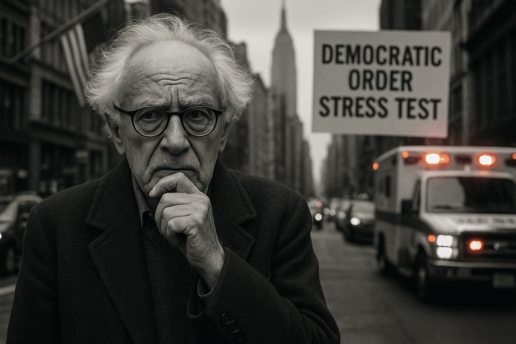 ⚠️ Alarm aus New York: US-Philosoph sieht demokratische Ordnung im Stresstest