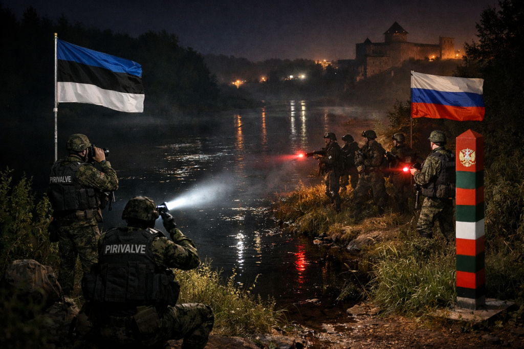 🚨 Estland meldet illegalen Grenzübertritt russischer Grenzsoldaten