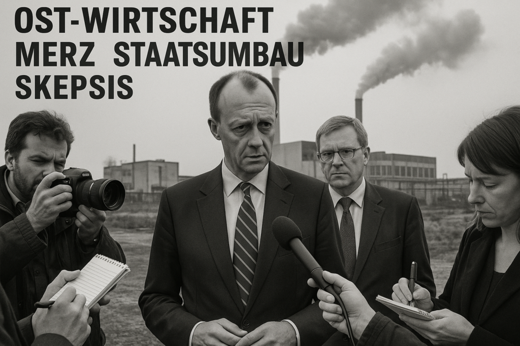 🏭 Ost-Wirtschaft bremst Erwartungen: Skepsis gegenüber Merz’ Staatsumbau