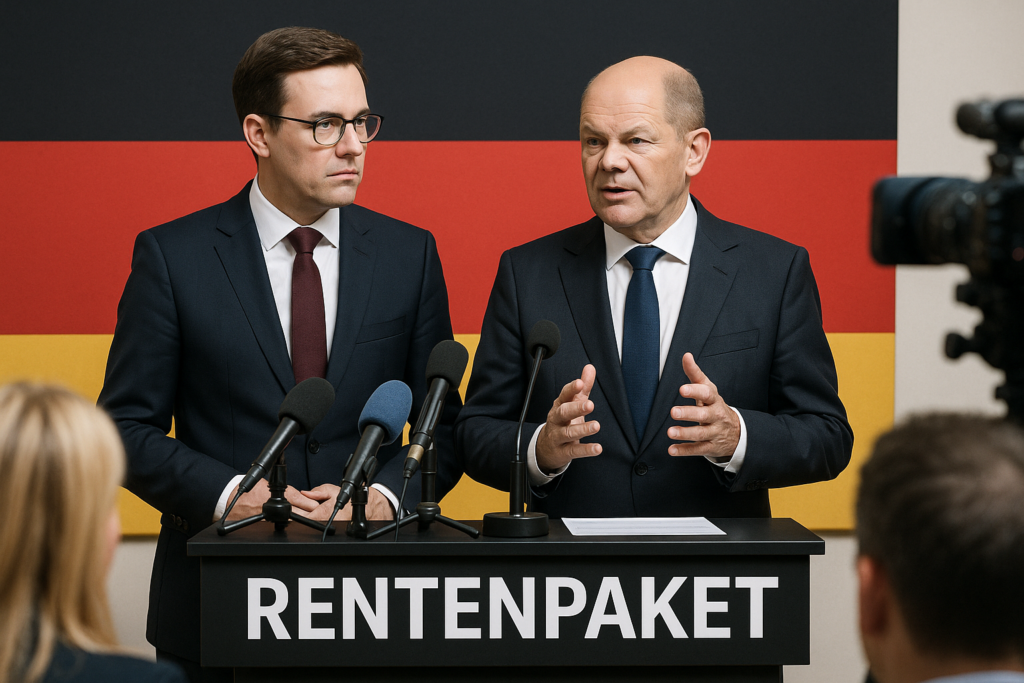 🧓 Schwarz‑Rot peilt Alleingang beim Rentenpaket an