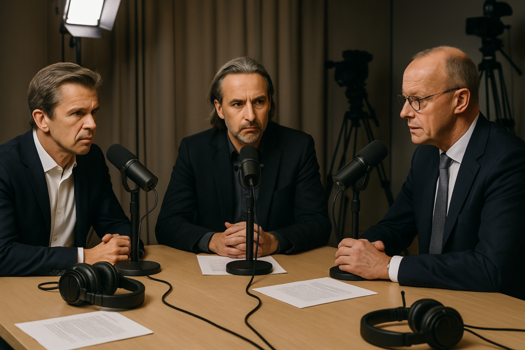 🧮 Rentendebatte im Podcast: Lanz und Precht nehmen Merz’ Kurs scharf ins Visier