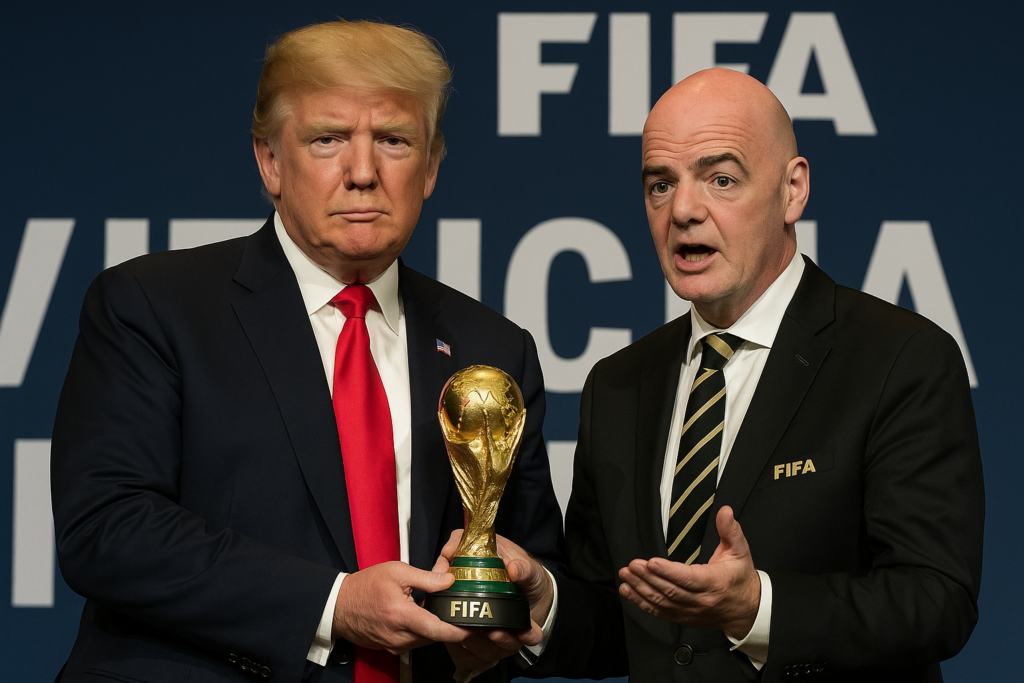 🕊️ FIFA-Ehrung für Trump entfacht Kritik: Infantinos Auftritt wirft Fragen nach politischer Nähe auf