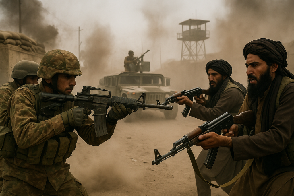 ⚠️ Grenzscharmützel eskalieren erneut: Pakistanische Armee und afghanische Taliban liefern sich Feuergefechte bei Spin Boldak–Chaman