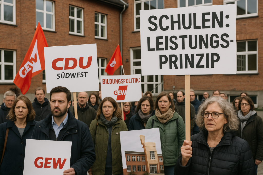 🏫 CDU Südwest setzt auf Leistungsprinzip an Schulen – GEW protestiert
