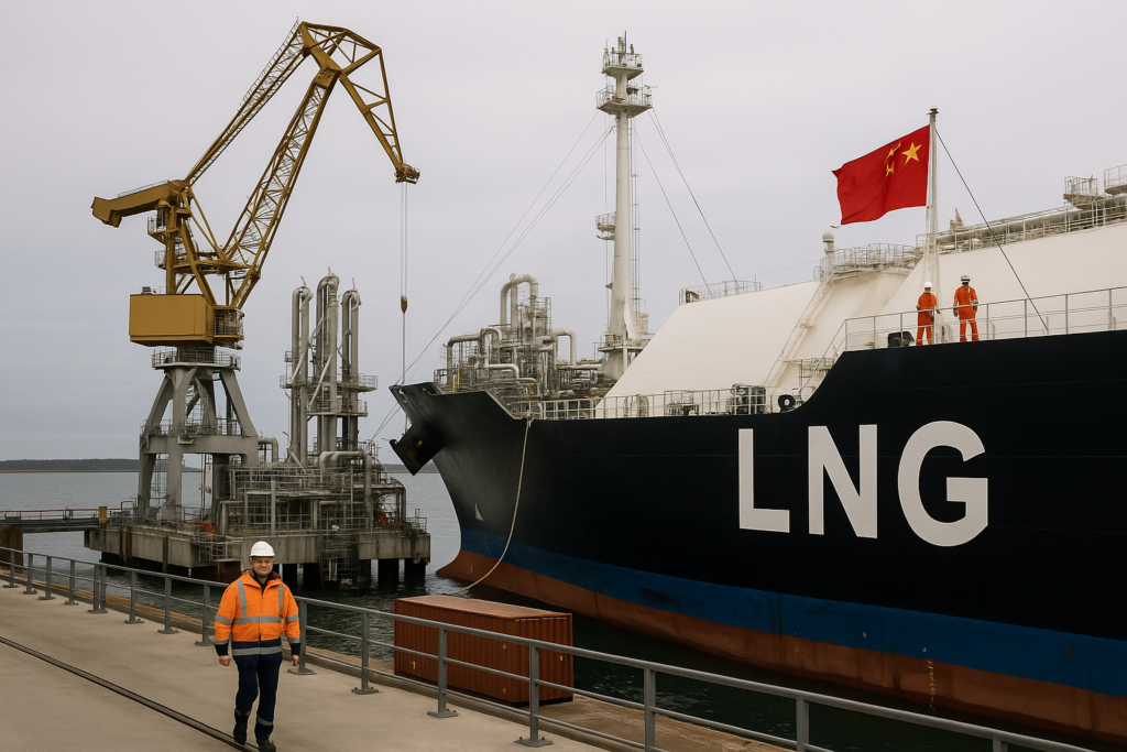 🛢️ China nimmt wieder LNG aus Gazproms Ostsee-Anlage ab – erstes Schiff seit US-Sanktionen