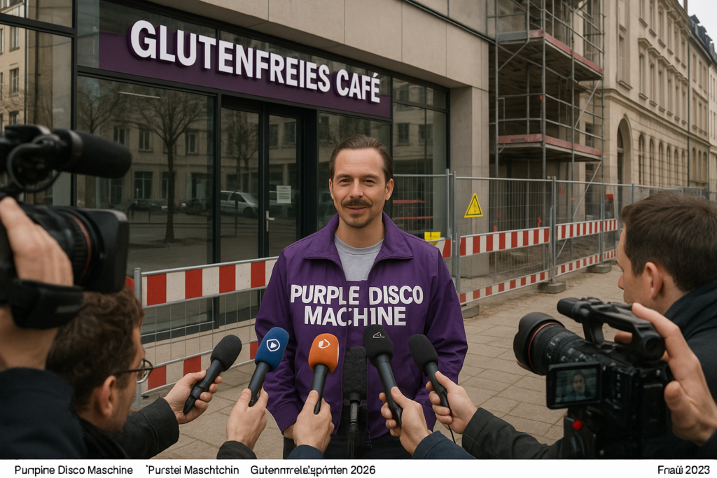 🍰 Neues Vorhaben in der Heimat: Purple Disco Machine plant glutenfreies Café auf Dresdner Hauptstraße ab Frühjahr 2026