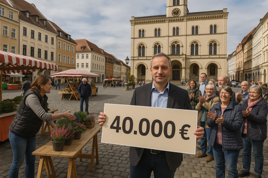 🏛️ Preisgeld für Zittaus Mitte: 40.000 Euro sollen den Marktplatz beleben