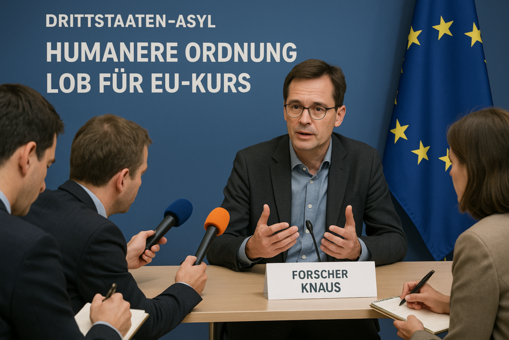 🛂 Drittstaaten-Asyl als „humanere Ordnung“: Forscher Knaus lobt EU-Kurs – Umsetzung bleibt Bewährungsprobe