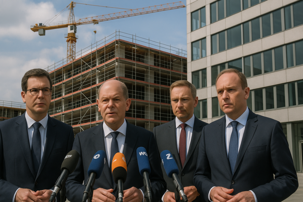 Koalition beschleunigt Bauvorhaben und modernisiert Heizrecht in Deutschland