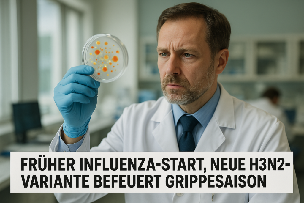 Früher Influenza-Start: Neue H3N2-Variante befeuert die Grippesaison