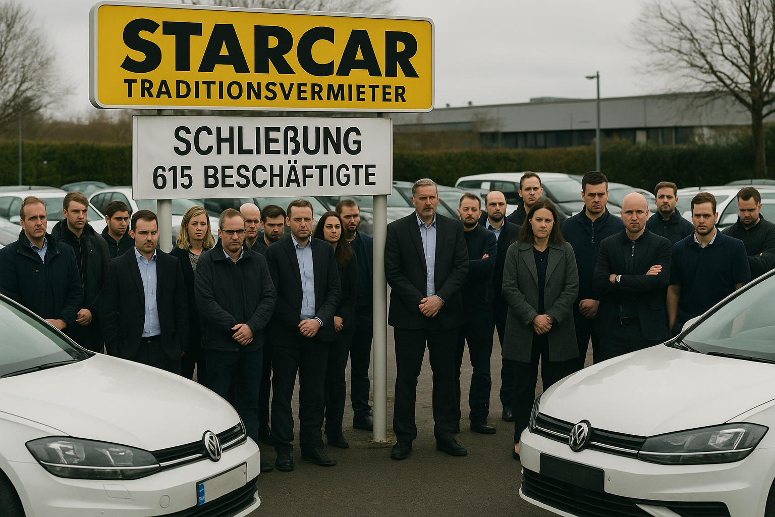 🚗 Traditionsvermieter Starcar vor Schließung – 615 Beschäftigte bangen um ihre Zukunft