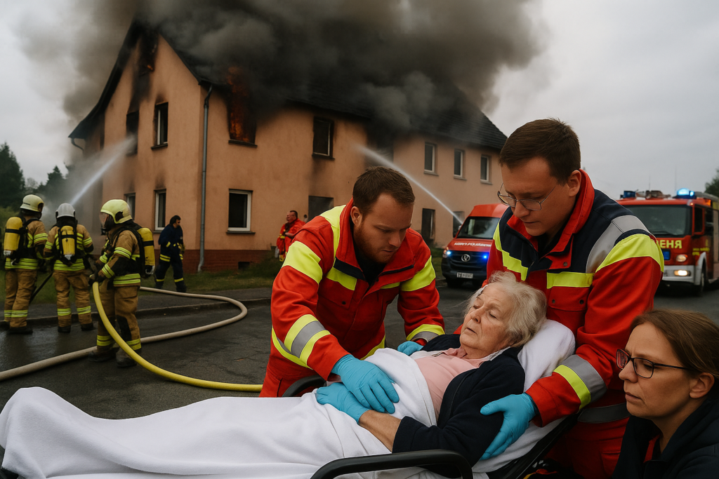 🚒 Tragödie in Seifhennersdorf: Seniorin stirbt bei Wohnhausbrand – drei Bewohner leicht verletzt