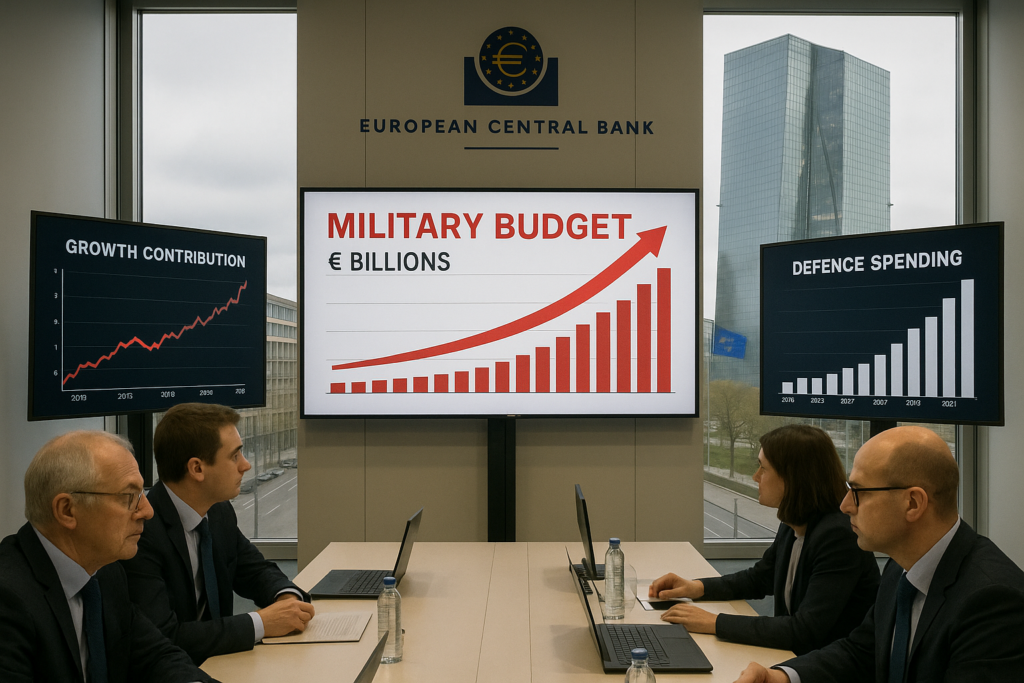 📉 EZB dämpft Brüsseler Euphorie: Milliarden für Rüstung liefern nur mageren Wachstumsbeitrag