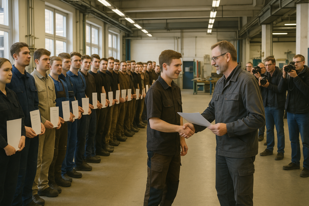 🔧 Ostsachsens Handwerksnachwuchs überzeugt: 40 Gesellen geehrt, 30 Stipendien vergeben