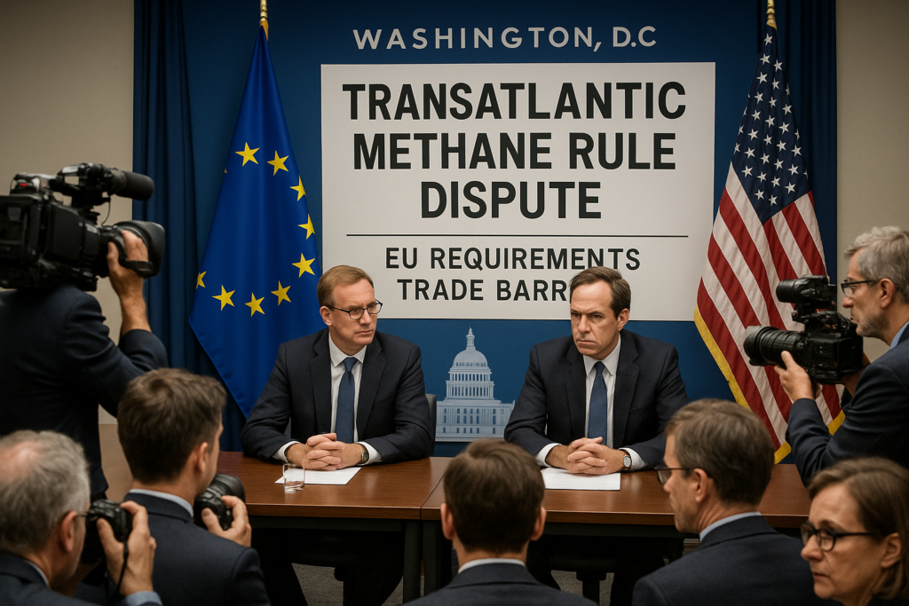 ⚖️ Transatlantischer Streit um Methanrecht: Washington wertet EU-Auflagen als Handelsbarriere