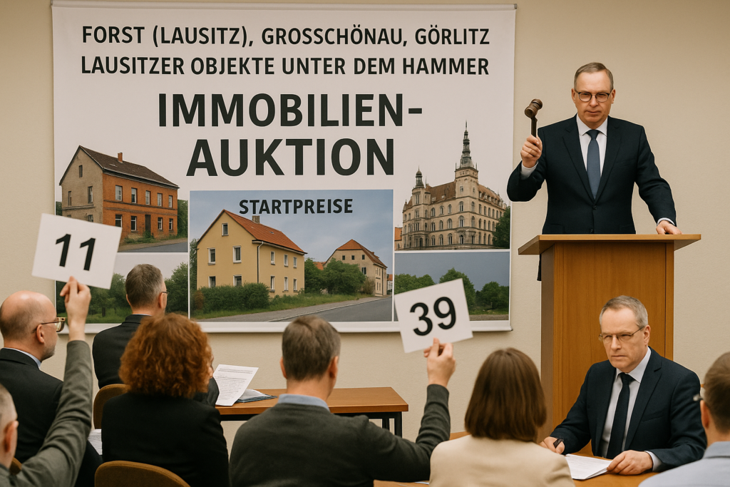 🏠 Lausitzer Objekte unter dem Hammer: Startpreise in Forst, Großschönau und Görlitz locken