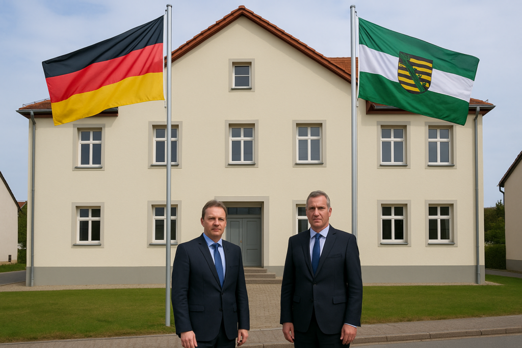 🇩🇪 Dauerbeflaggung in Burkau: Gemeinderat setzt auf Deutschland- und Sachsenfahne