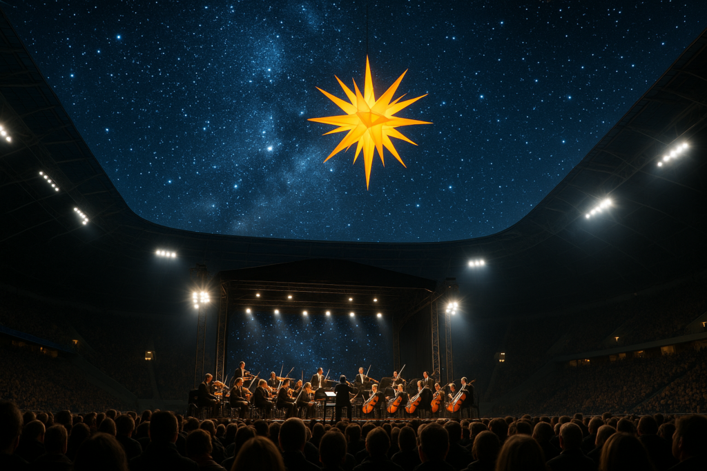 🚀 Adventsklang und Weltraum-Idee: Dresdens Stadionkonzert und der Herrnhuter Stern