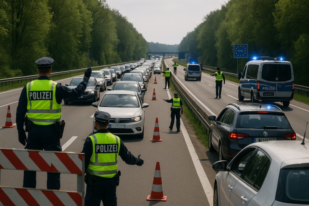 🚧 Grenzstau vor Polen: Einreisekontrollen erzwingen Polizeimaßnahmen an der A4
