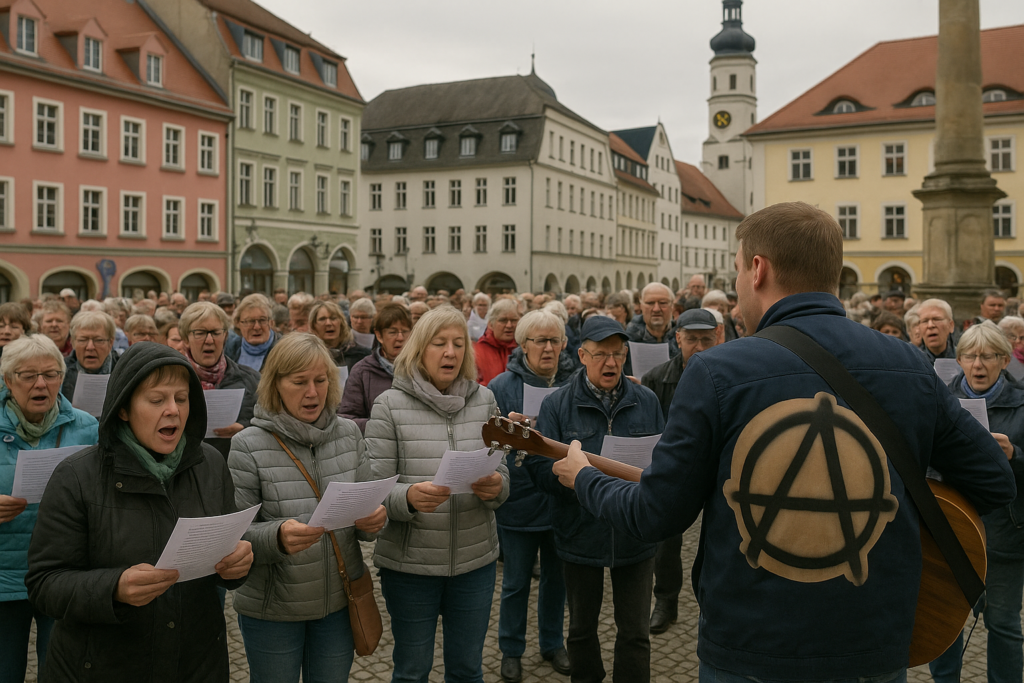 🎄 Gemeinschaftssingen in Löbau: Altmarkt setzt Zeichen nach Vandalismus