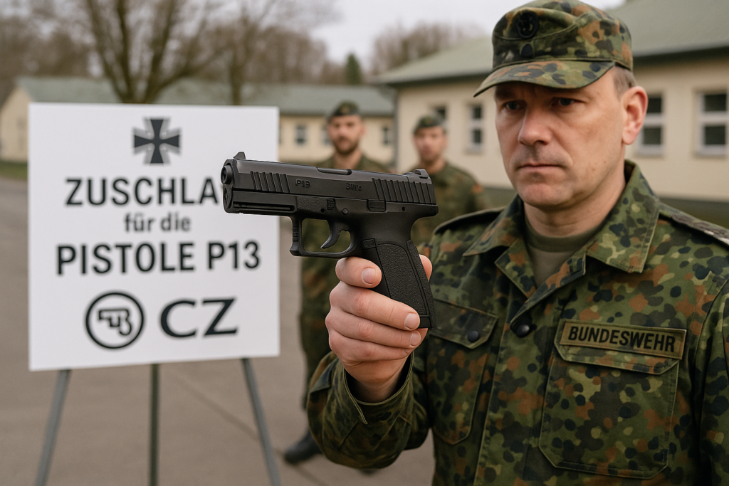 🛡️ CZ erhält Zuschlag: Bundeswehr stellt auf neue Pistole P13 um