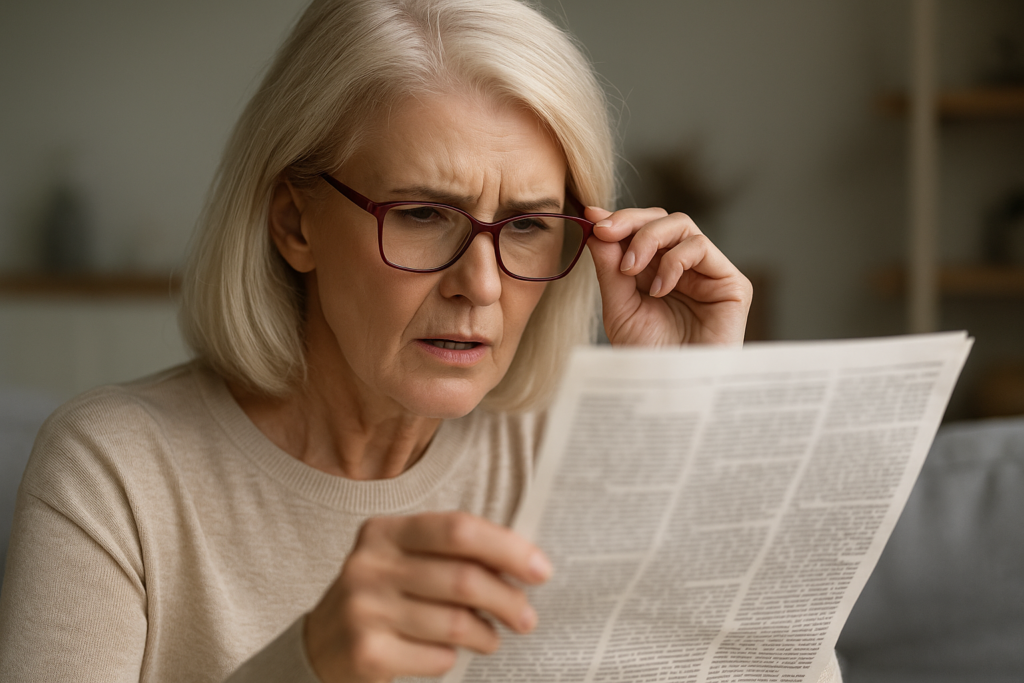 🔎 Warum ab 40 die Nähe verschwimmt: Was hinter nachlassender Sehkraft steckt