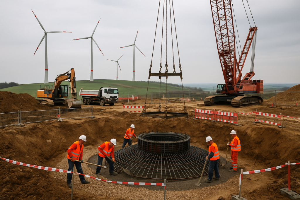 🌬️ Baustart auf der Hochkippe: Windpark in Schleife nimmt Fahrt auf