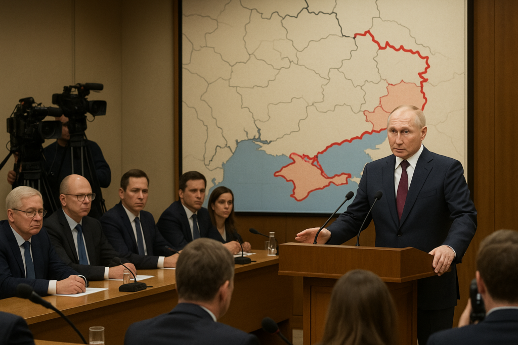 🧭 Donbass als rote Linie: Putin zeigt Tauschbereitschaft – Kernforderungen bleiben