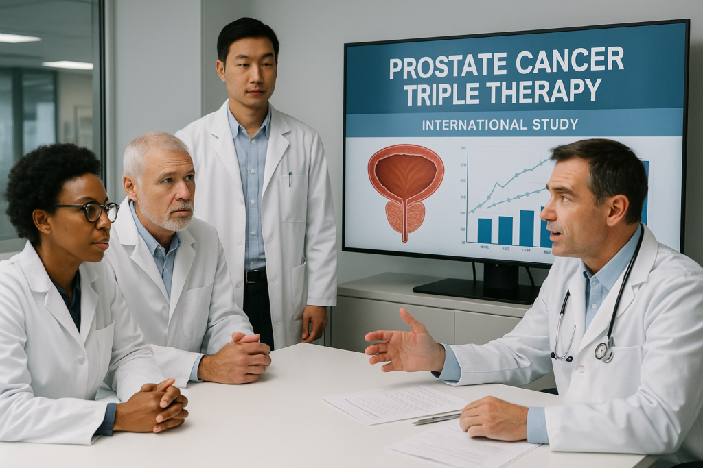 🧬 Dreifachtherapie bremst aggressives Prostatakarzinom – Internationale Studie meldet signifikante Fortschritte