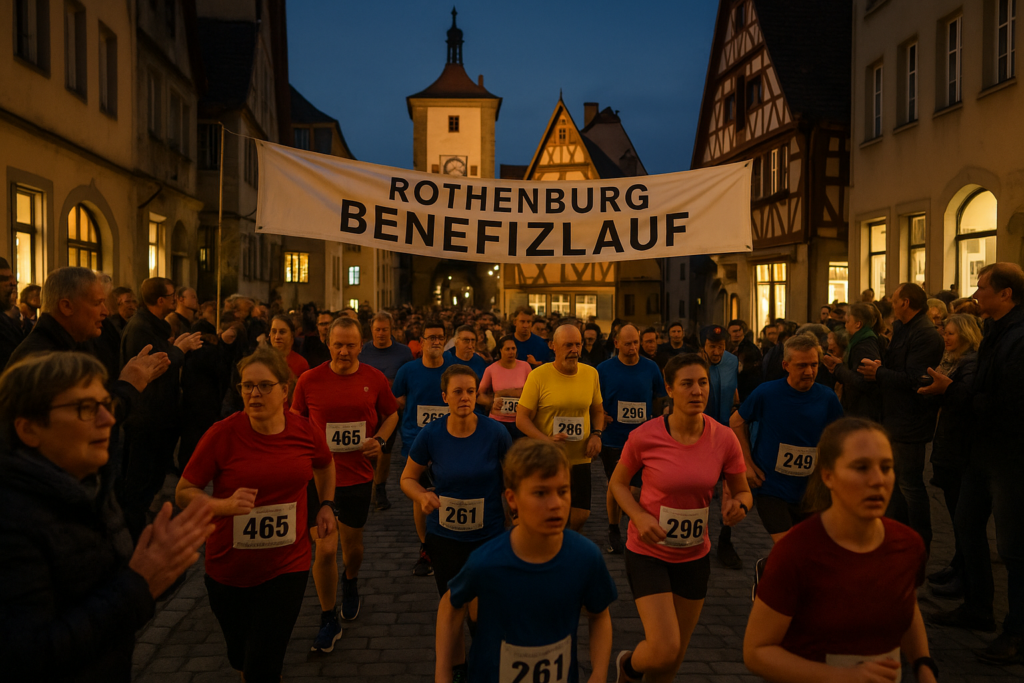 🏃 Benefizlauf am Abend: Rothenburg mobilisiert Bürger und Gäste