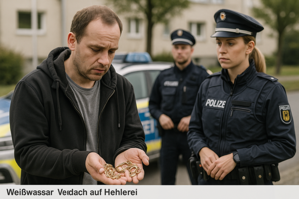 💍 Verdacht auf Hehlerei: Polizei stoppt Mann mit Schmuck in Weißwasser