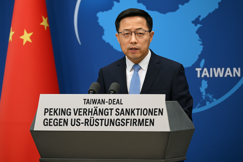 🛰️ Peking kontert Taiwan-Deal: Strafmaßnahmen gegen US-Rüstungsfirmen