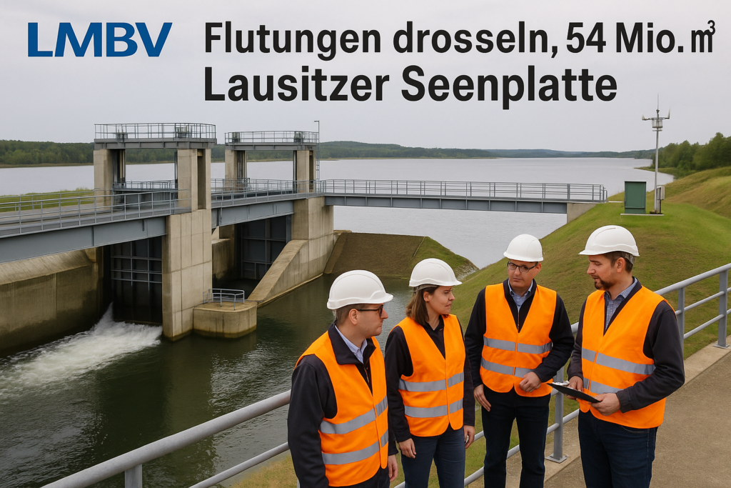 💧 LMBV drosselt Flutungen: 54 Mio. m³ – Fokus verlagert sich auf Steuerung der Lausitzer Seen