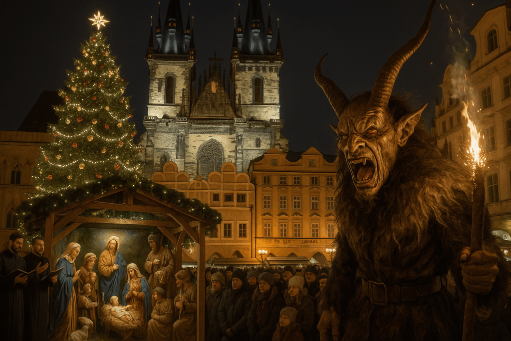 🎄 Böhmischer Advent in Prag: Krippenkunst, Kirchenmusik und Krampus-Spektakel