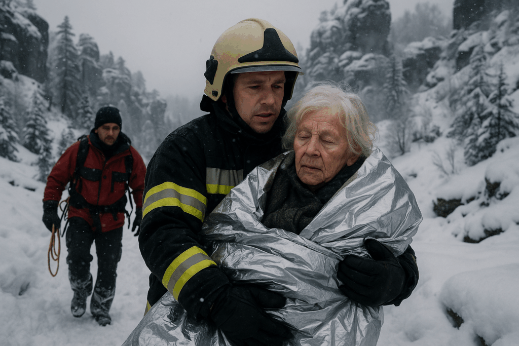 ❄️ Rettung im Zittauer Gebirge: 78-Jährige entgeht dem Erfrieren