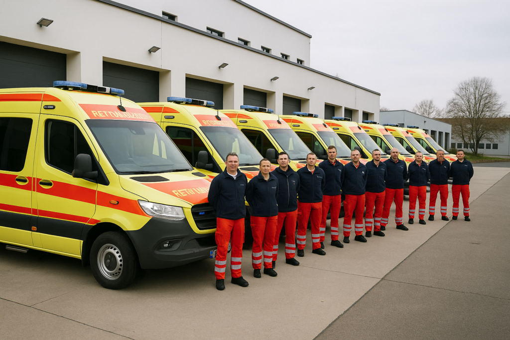 🚑 Acht neue Krankentransportwagen stärken Rettungsdienst im Kreis Görlitz