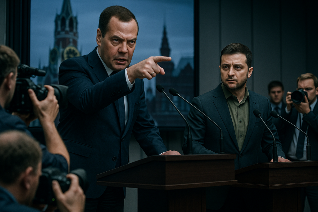 ⚠️ Eskalation aus Moskau: Medwedew äußert Todesfantasien gegen Selenskyj