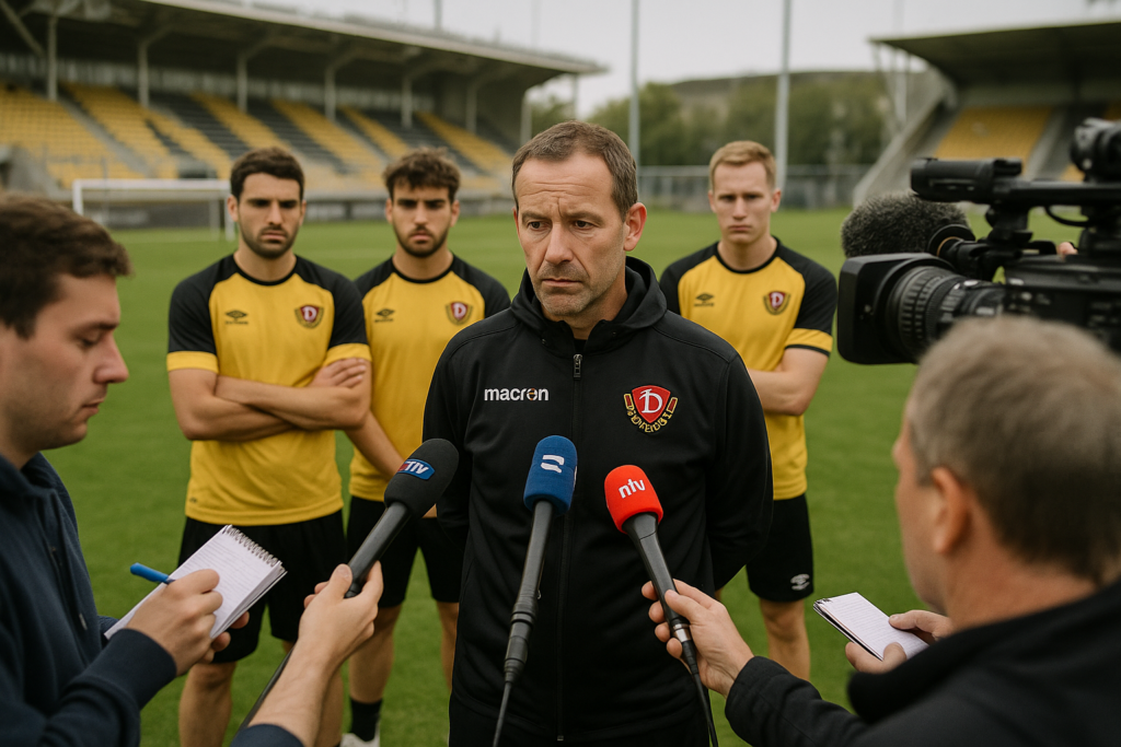 ⚽️ Unter Druck und selbstkritisch: Dresdens Trainer Stamm fordert Ruhe, Kontinuität – und Konkurrenzkampf