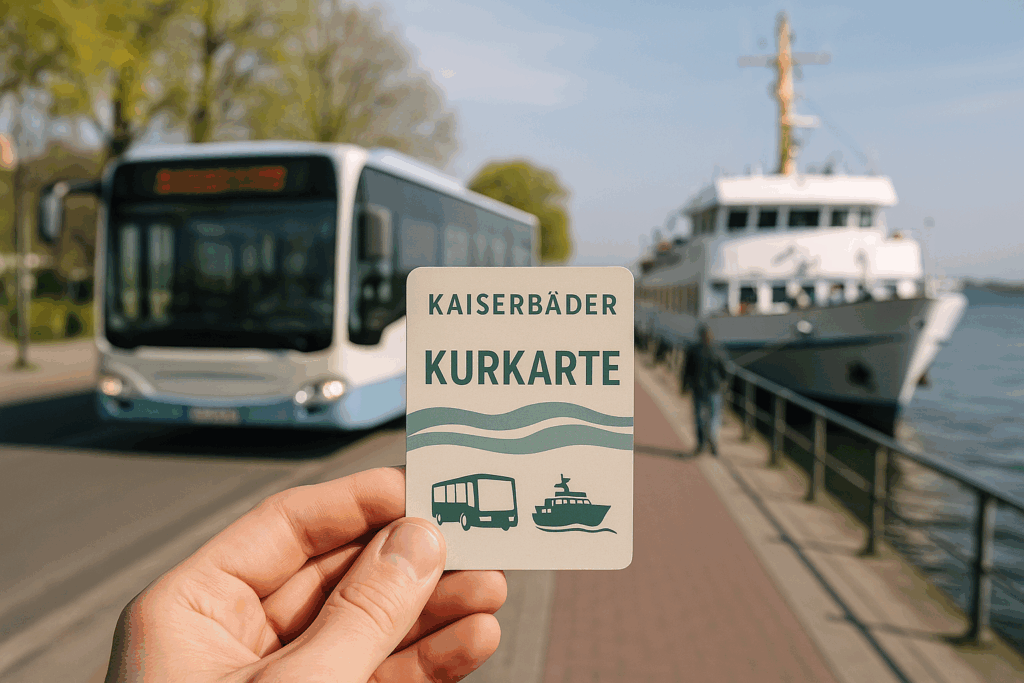 🚢 Kaiserbäder planen Kurkarte als Ticket für Bus und Schiff ab Frühjahr 2026