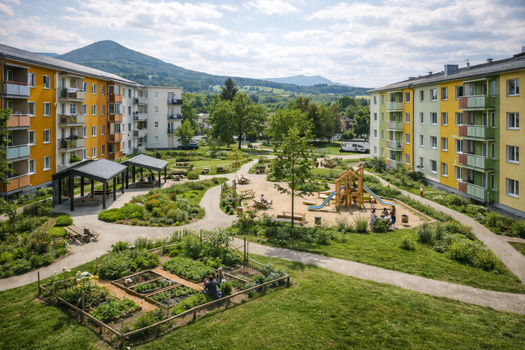 🌱 Landleben mit Maß: Olbersdorf gestaltet die Grundbachsiedlung grüner