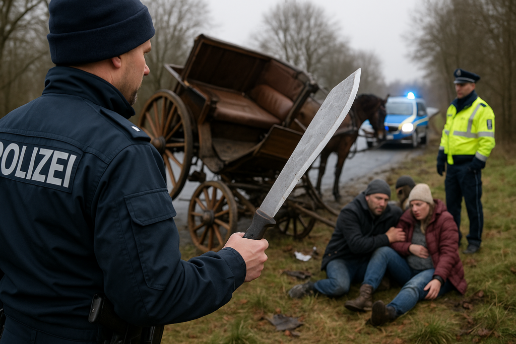 🛡️ Polizei meldet nach Jahreswechsel mehrere Vorfälle in der Oberlausitz – Machete sichergestellt, Verletzte nach Kutschenunfall