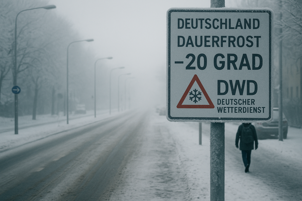 ❄️ Dauerfrost setzt sich fest: DWD meldet bis zu minus 20 Grad und verbreitete Warnungen