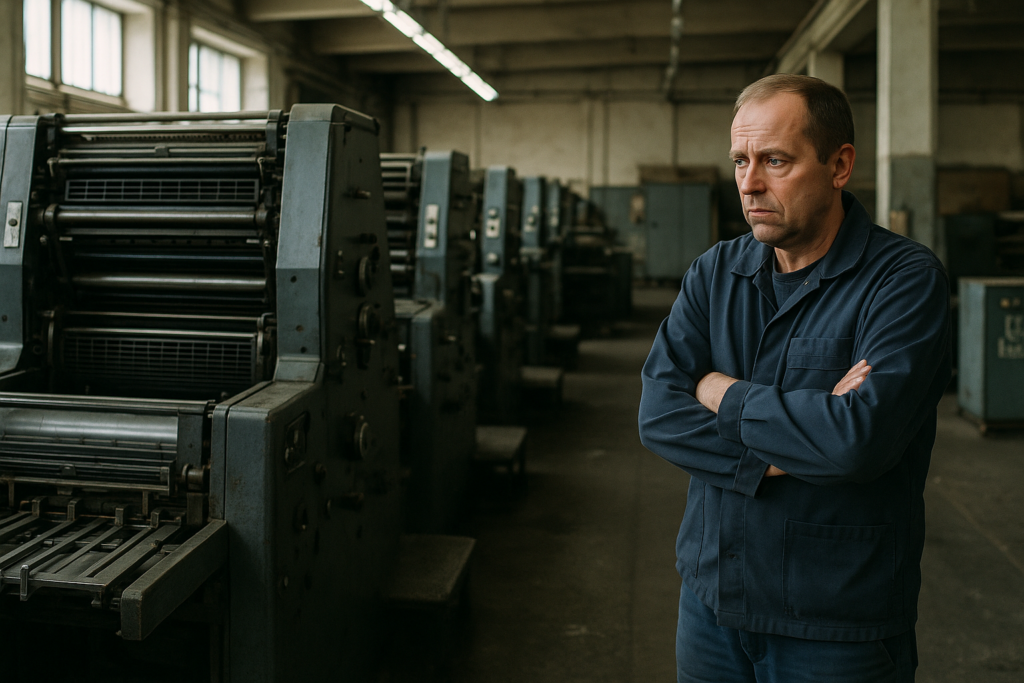 🏭 Druckkrise in Ostsachsen: Zittauer Druckerei stoppt, Görlitzer Verlag Oettel wankt