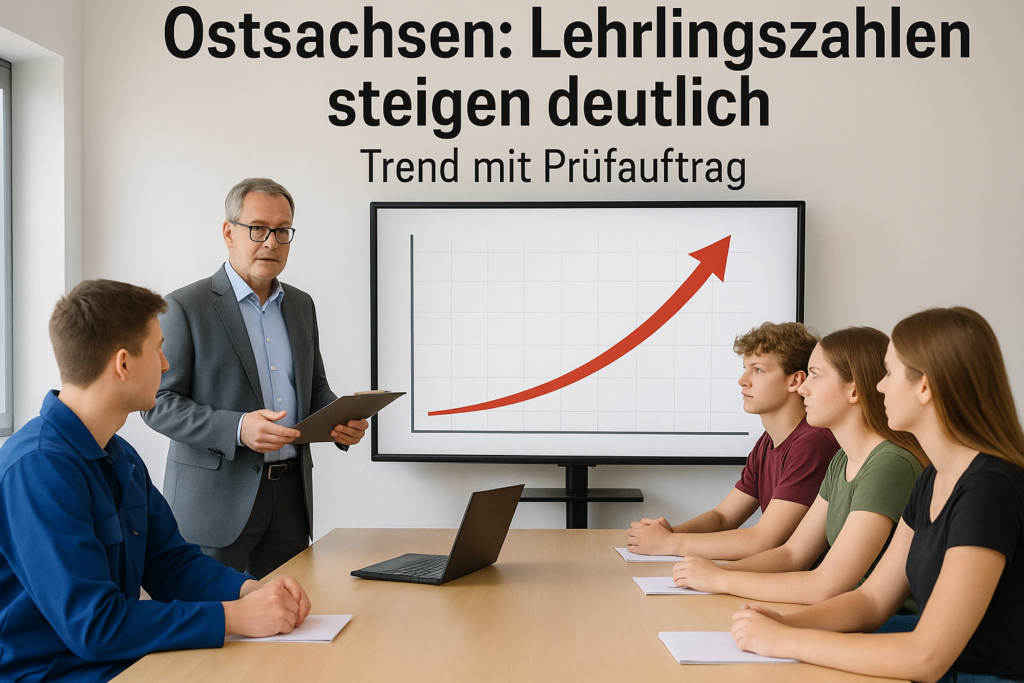 📈 Ostsächsische Lehrlingszahlen steigen deutlich – Trend mit Prüfauftrag