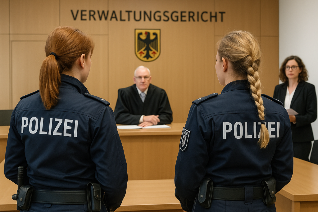 🚨 Dienstpflicht im Fokus: Verwaltungsgericht prüft Entlassung zweier Polizistinnen