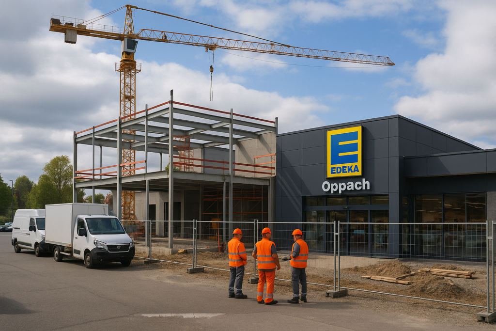 🛒 Größer und zeitgemäßer: Edeka treibt Markt-Ausbau in Oppach voran