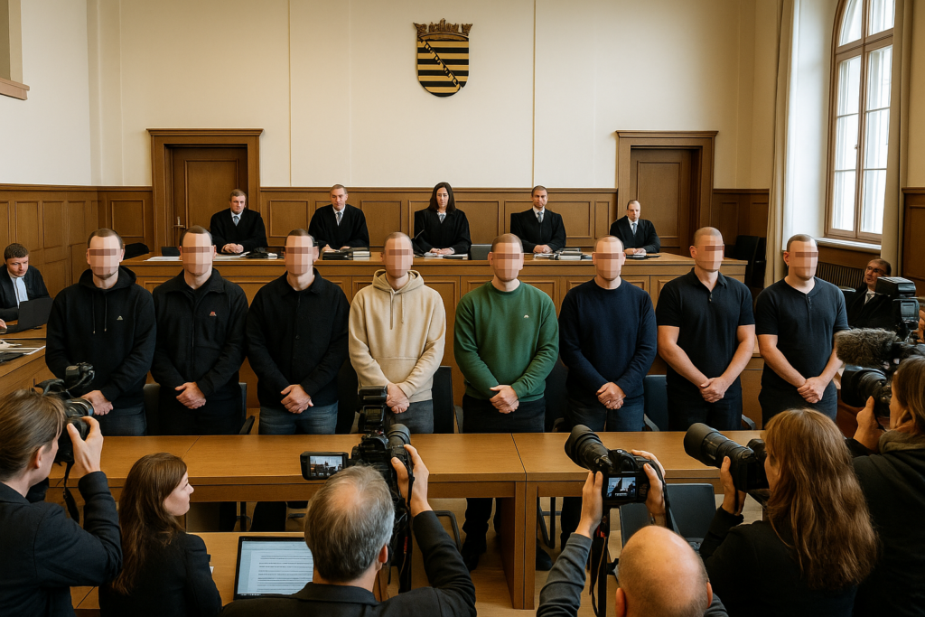 ⚖️ Start eines Großverfahrens in Dresden: Acht Beschuldigte aus Neonazi-Gruppe vor Gericht