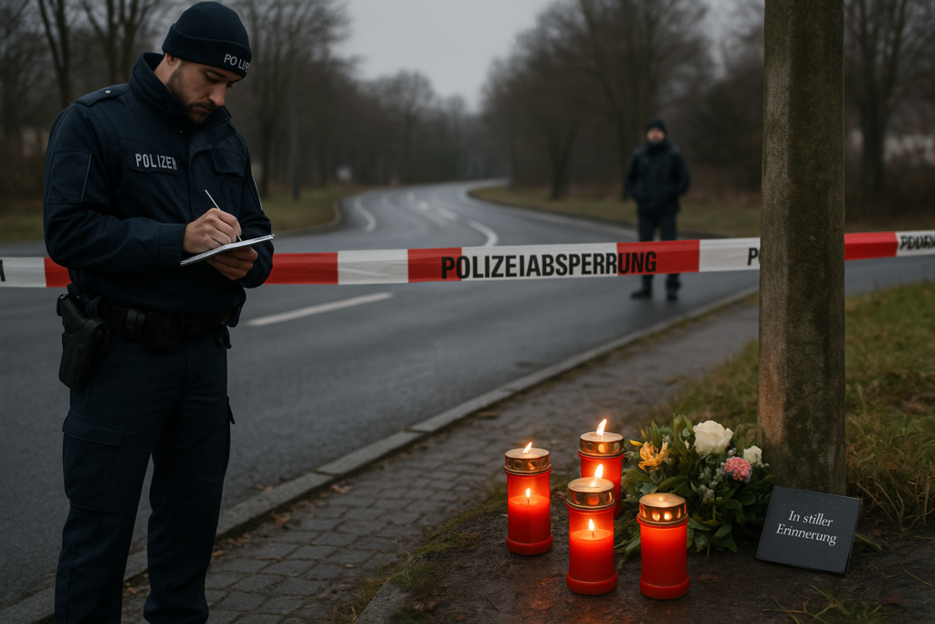 🕯️ Pietät verletzt: Schmuck von Unfall-Gedenkstätte in Zittau entwendet