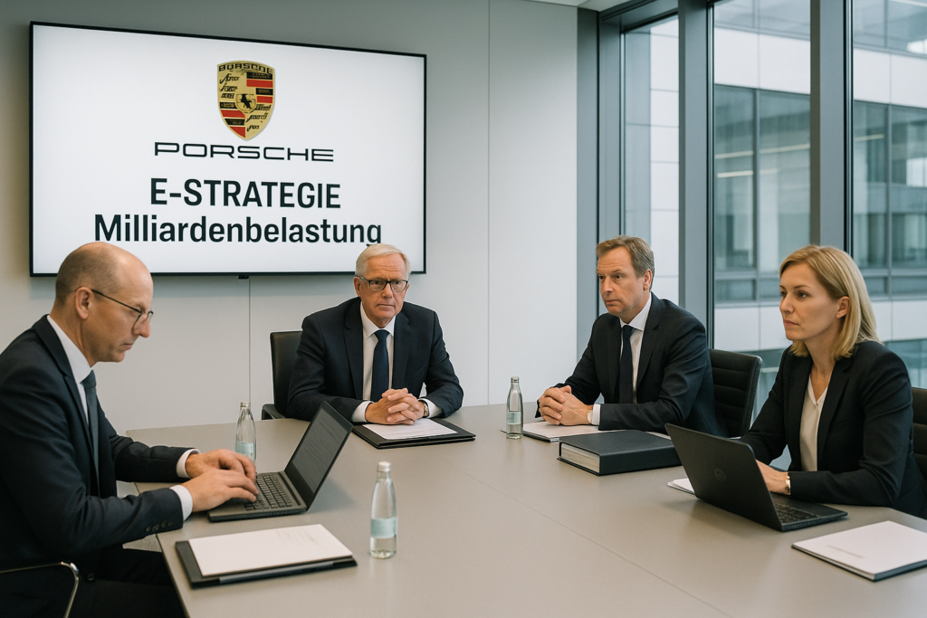 📉 Porsche bremst E-Strategie nach Milliardenbelastung