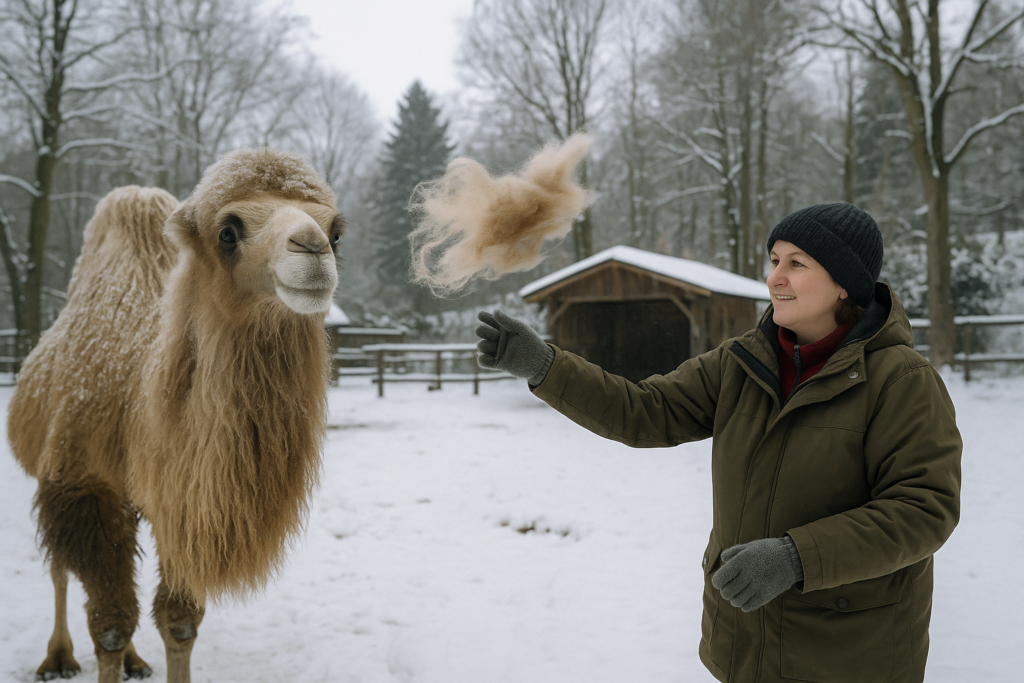 🧤 Kamelwolle im Einsatz: Zittauer Tierpark trotzt der Kältewelle